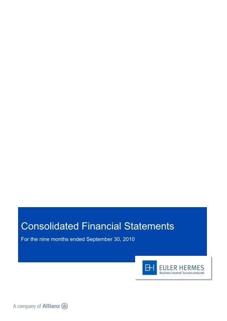 euler hermes financial statements